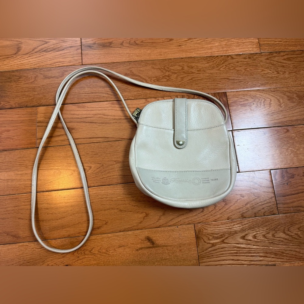 Fossil Pebbled Leather Crossbody Purse